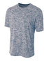 A4 Space Dye Tech Shirt (N3296), Color 'Navy'